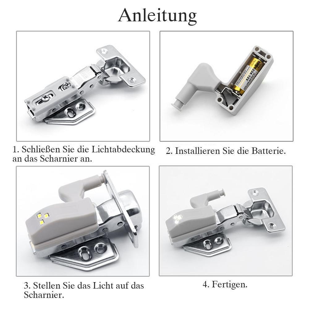 Bright LED Hinge Cabinet Light (10 pcs) | LuminaFix