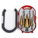 6-Piece Titanium Drill Bit Set | Precise Drilling in Metal, Wood, and More