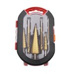 6-Piece Titanium Drill Bit Set | Precise Drilling in Metal, Wood, and More