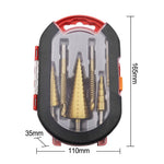 6-Piece Titanium Drill Bit Set | Precise Drilling in Metal, Wood, and More