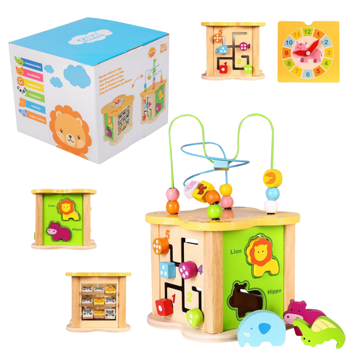 6-in-1 Spielwürfel für Kinder