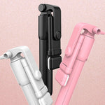 Vielseitiger 6-in-1 Bluetooth Selfie-Stick für perfekte Aufnahmen