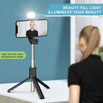 Vielseitiger 6-in-1 Bluetooth Selfie-Stick für perfekte Aufnahmen