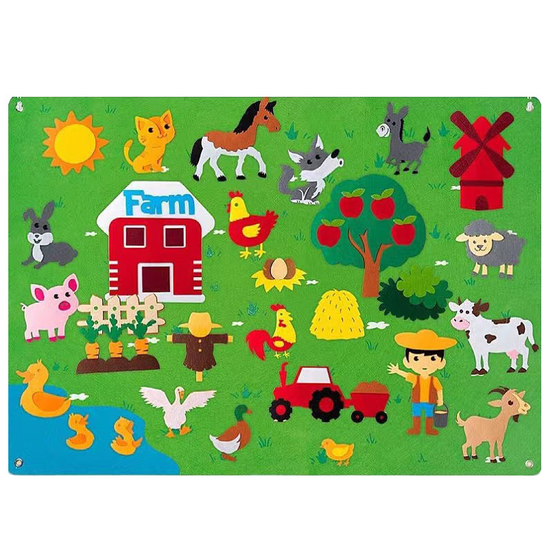 Felt Worlds in Montessori Style