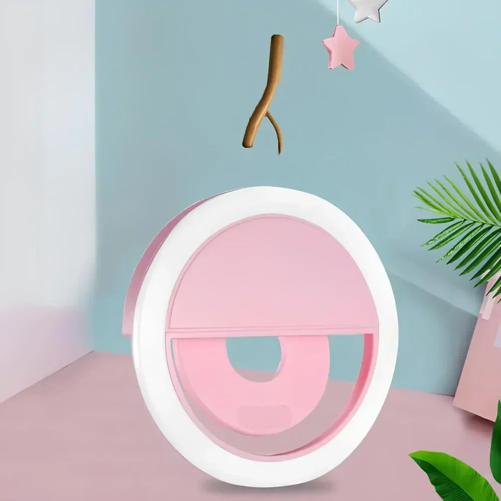 Praktisches Clip-On Licht für klare Aufnahmen