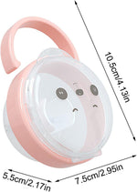 Cute bear design pacifier for babies with protective cap