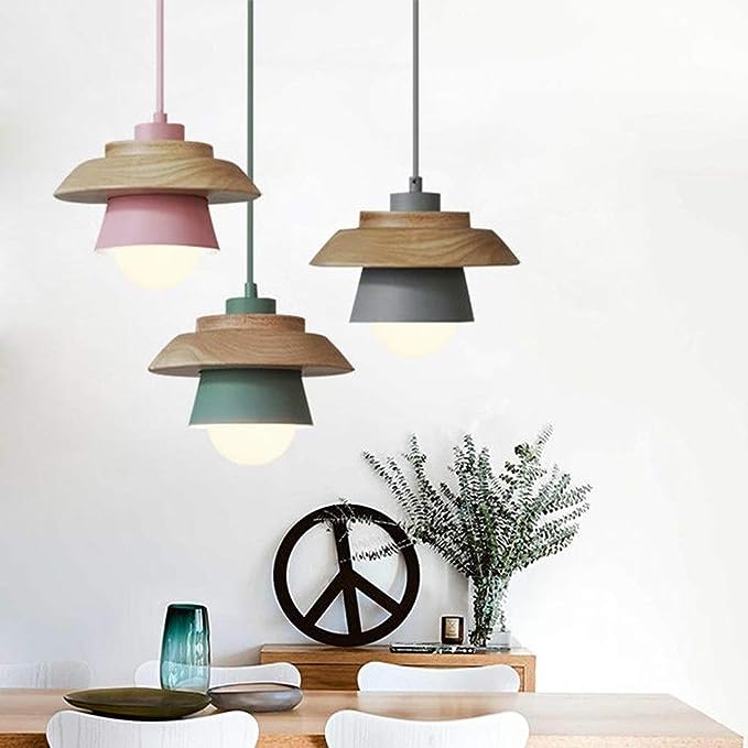 Scandinavian Wooden Pendant Lamp for Stylish Light