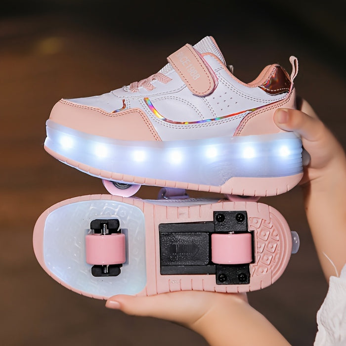 Lichtzauber Rollschuhe – Stylische Sneakers für Kinder