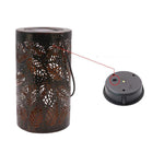 Solar Garden Lantern with Sunflower Motif