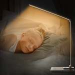 Elegante LED-Schreibtischlampe mit kabellosem Ladegerät und USB-Anschluss