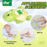 Sicheres Babybadthermometer mit Farbdisplay und Warnsystem