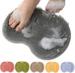 Non-slip foot scrubber mat with suction cups – For relaxed feet