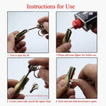Sustainable Outdoor Lighter – Waterproof and Refillable