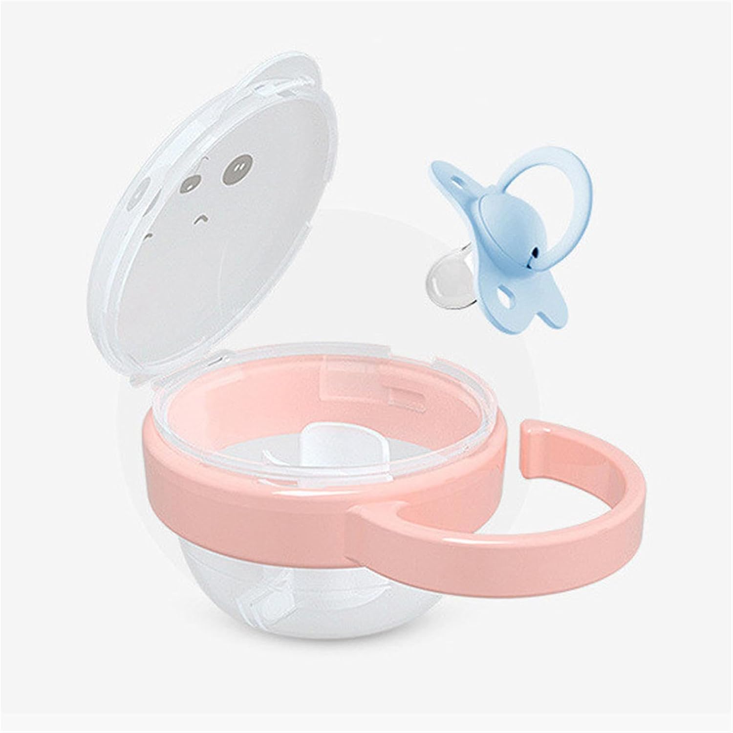 Cute bear design pacifier for babies with protective cap