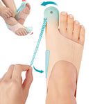 Gentle toe correction bandage for pain-free feet