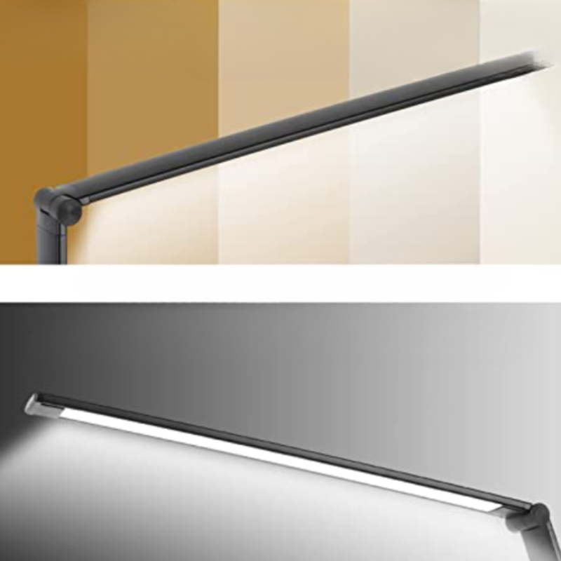Elegante LED-Schreibtischlampe mit kabellosem Ladegerät und USB-Anschluss