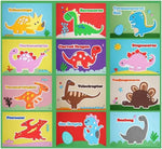 Puzzle aus 3D-Schaumstoff mit Stickern
