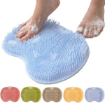 Non-slip foot scrubber mat with suction cups – For relaxed feet