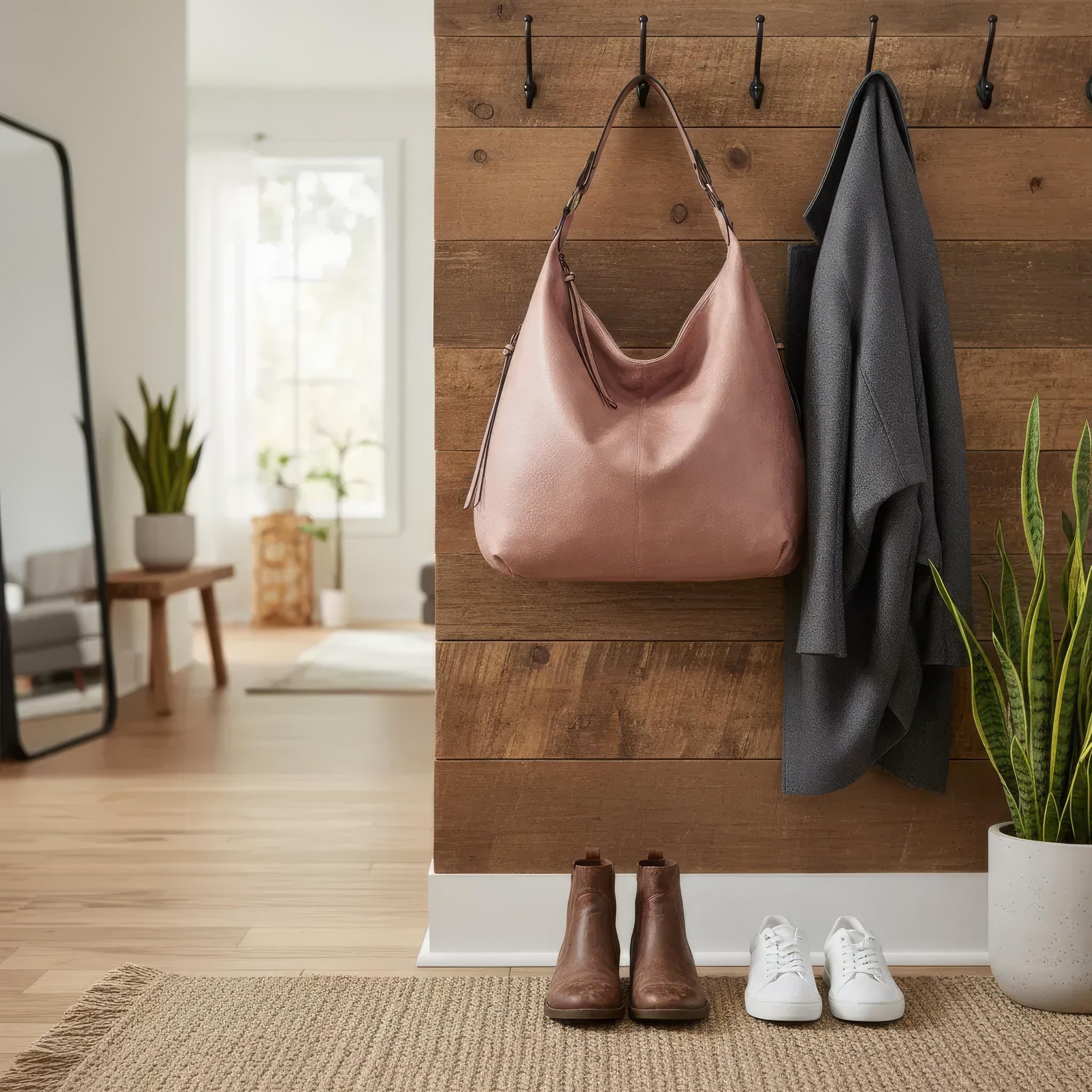 Elegant women's handbag with well-designed storage space