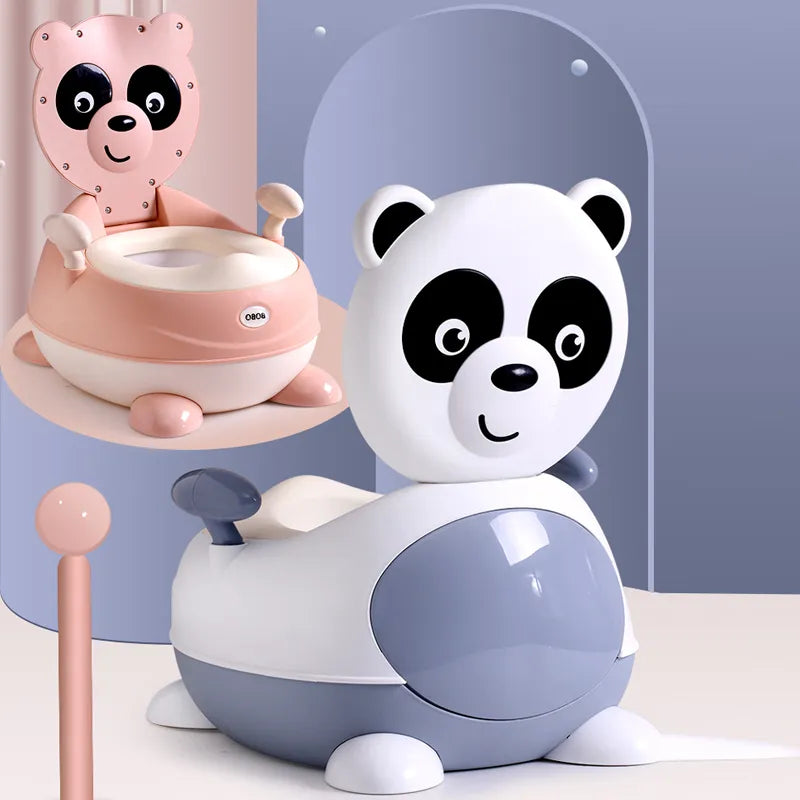 Panda-Design Baby Potty - Soft Baby Potty with PU Seat