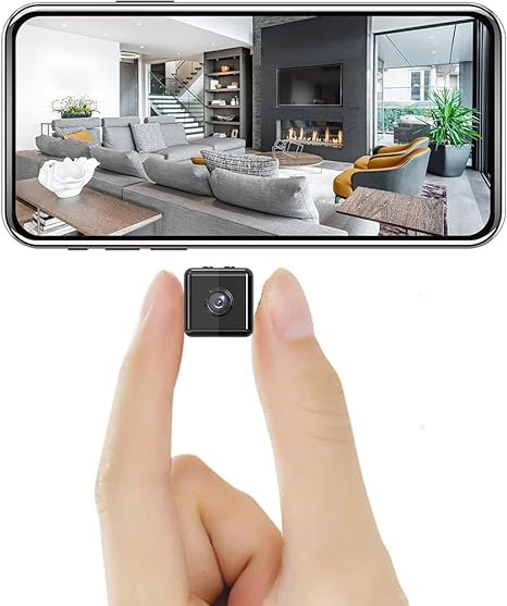 Kabellose 1080P Mini-WLAN Überwachungskamera - Blickschutz