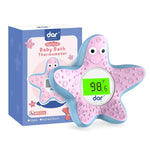 Sicheres Babybadthermometer mit Farbdisplay und Warnsystem