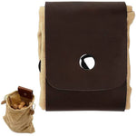 Leder- und Canvas-Bushcraft-Tasche