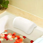 Bathtub Pillow – Waterproof & Non-Slip | Soft Memory Foam Head and Back Cushion with Suction Cups