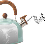 Whistling Stainless Steel Kettle - Automatic Shut-Off for Induction and Gas (2.5L & 3L)