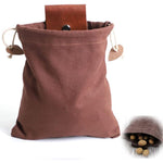 Leder- und Canvas-Bushcraft-Tasche