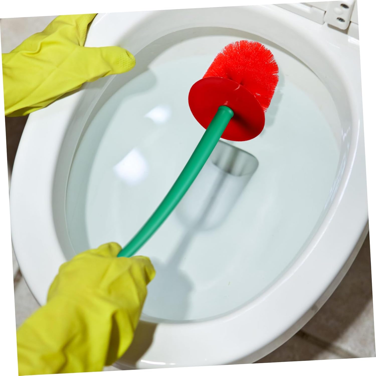 Elegantes WC-Bürsten-Set mit Ergonomischem Griff und Kratzfesten Borsten