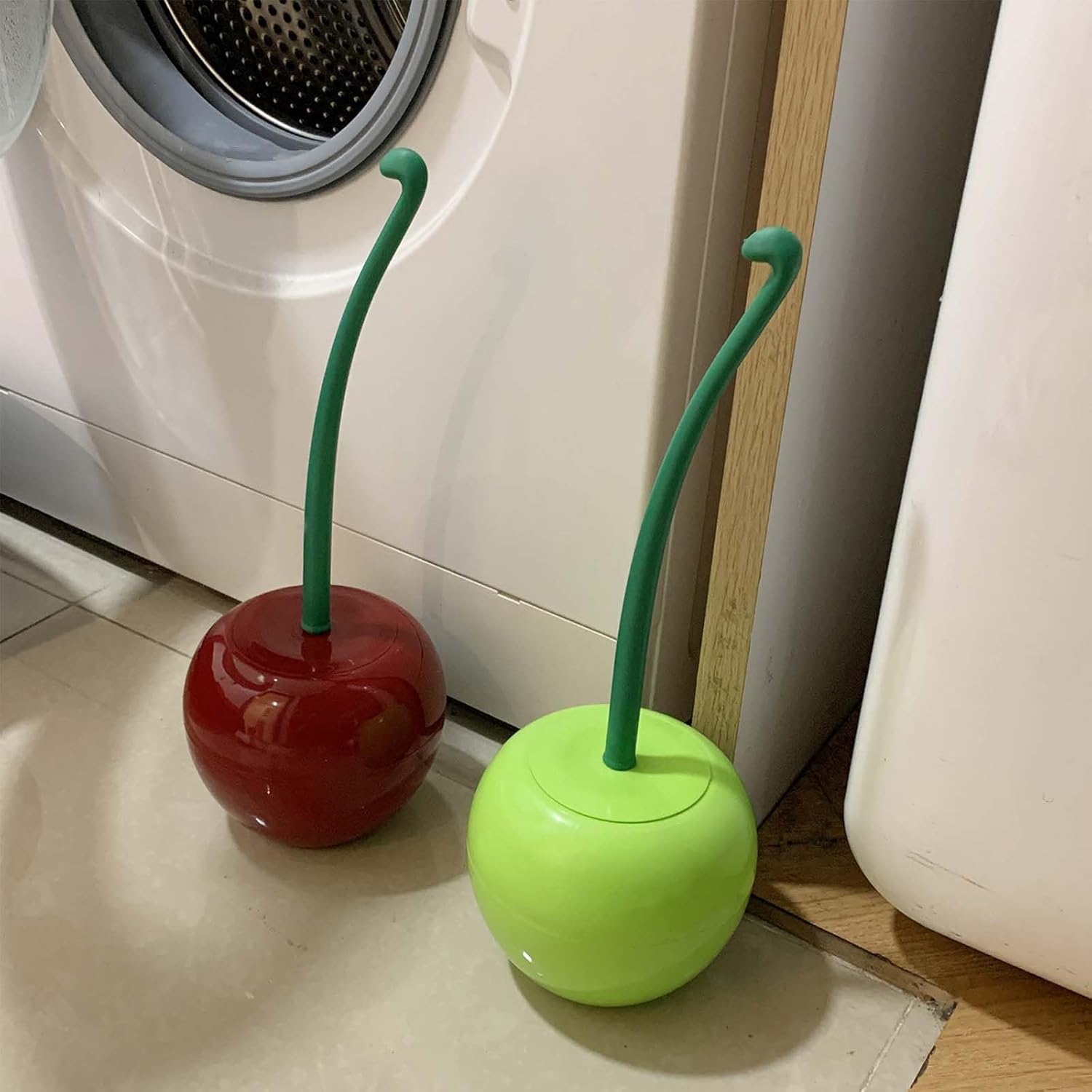 Elegantes WC-Bürsten-Set mit Ergonomischem Griff und Kratzfesten Borsten