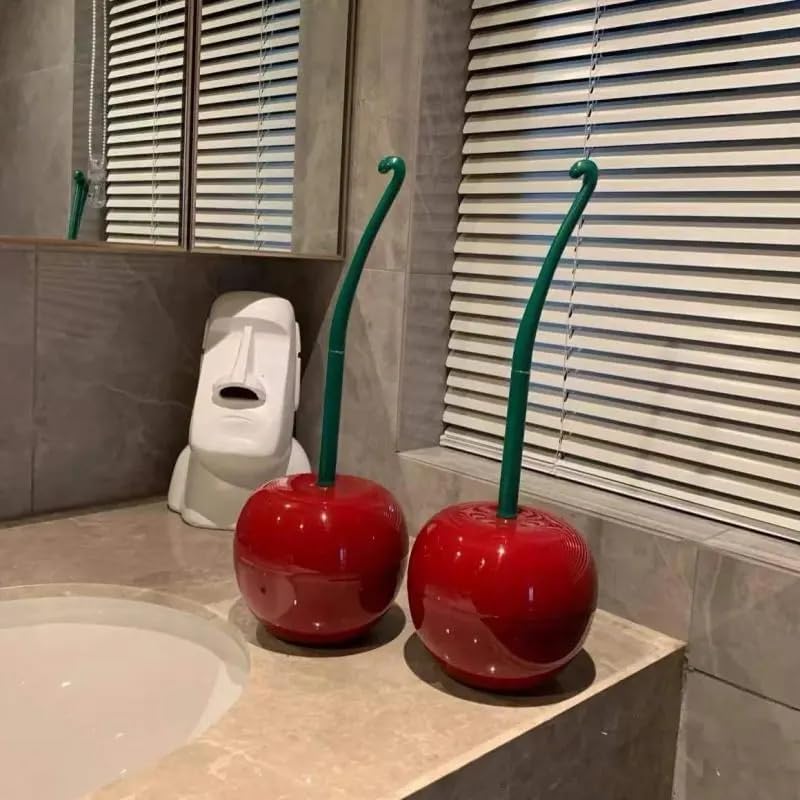 Elegantes WC-Bürsten-Set mit Ergonomischem Griff und Kratzfesten Borsten