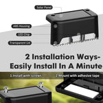 Solar-Powered Outdoor Lights with Motion Sensor – Set of 4