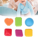 Colorful Grasping Toys for Babies – Textured Cubes and Shapes for Sensory Development