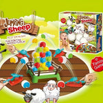 Brettspiel mit hüpfenden Schafen