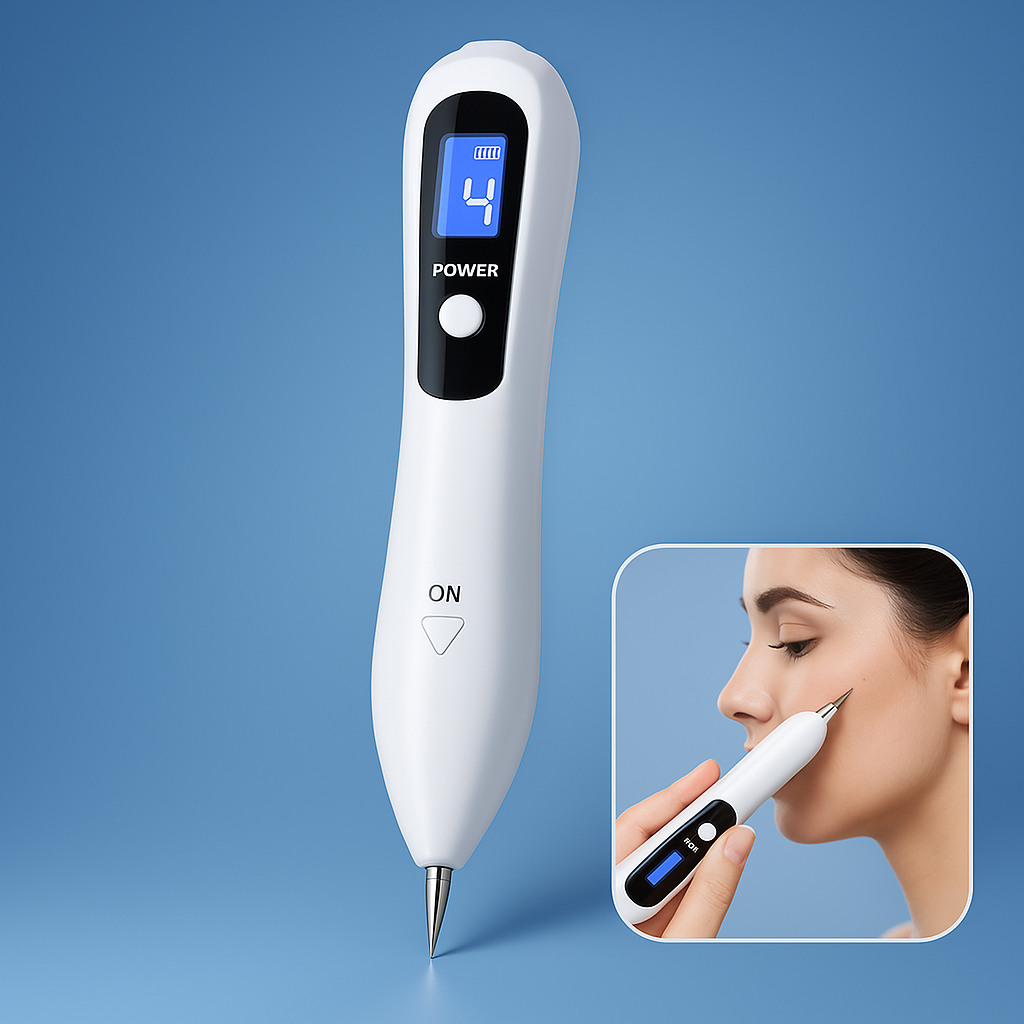 Mole Remover Pen – Non-Invasive Plasma Technology – Cordless & Rechargeable – At Home Skin Tag & Freckle Treatment