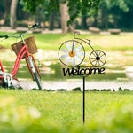 LUMENBLÜTE Garden Wind Spinner | Robust Metal Construction | Weather-Resistant | Creative Garden Decoration