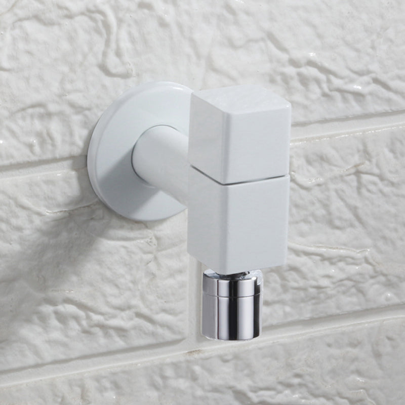 Elegant wall-mounted faucet with knob handle made of solid brass