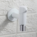 Elegant wall-mounted faucet with knob handle made of solid brass