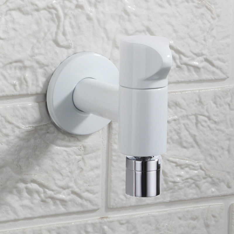 Elegant wall-mounted faucet with knob handle made of solid brass