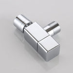 Elegant wall-mounted faucet with knob handle made of solid brass