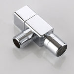 Elegant wall-mounted faucet with knob handle made of solid brass