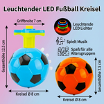LED Football Spinning Top with Light Effect