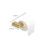 Elegant bathroom set with golden towel holders