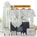 Elegantes Baumwollgeschenkset für die Kleinsten