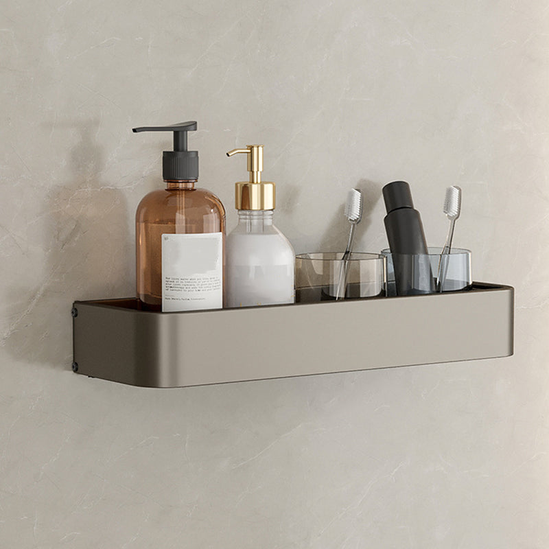 Stylish Aluminum Bathroom Shelf Set in Gray for Your Bathroom
