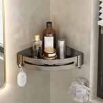 Stylish Aluminum Bathroom Shelf Set in Gray for Your Bathroom