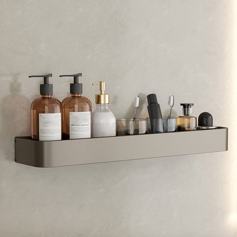Stylish Aluminum Bathroom Shelf Set in Gray for Your Bathroom