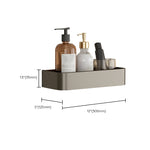 Stylish Aluminum Bathroom Shelf Set in Gray for Your Bathroom